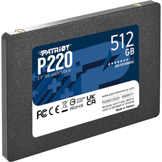 Накопитель SSD Patriot P220S512G25 512GB