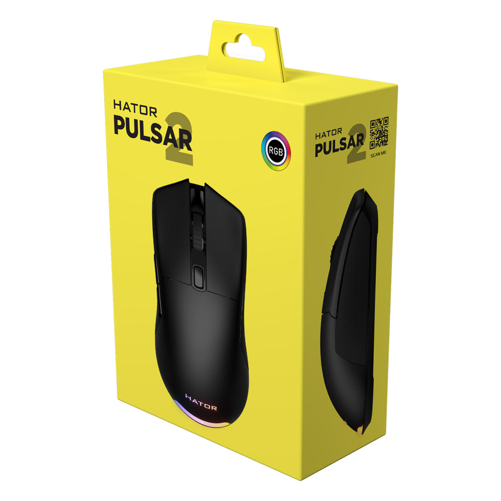 Мышка Hator Pulsar 2 USB Black (HTM-510) - Геймерская мышь из PixArt 3327