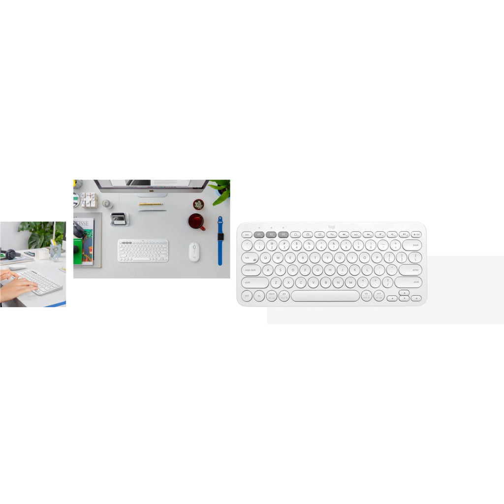 Клавиатура Logitech K380 Multi-Device Bluetooth UA White (920-011852)