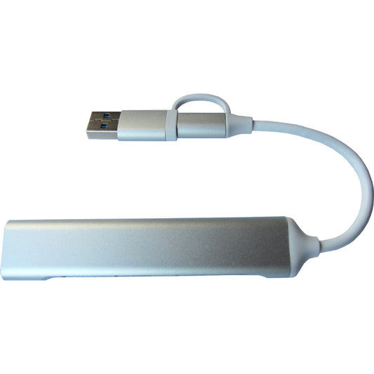 Концентратор Dynamode 5-in-1 USB Type-C/Type-A to 1xUSB3.0, 2xUSB 2.0, card-reader SD/MicroSD (DM-UH-518)