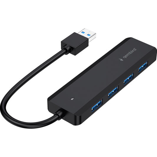 Концентратор Gembird 4 ports USB 3.1, USB-A, USB-C PD (UHB-U3P4P-02)