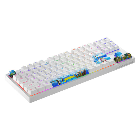 Клавиатура Hator Rockfall 2 Mecha TKL Aurum Milky Way Silent (HTK-532)