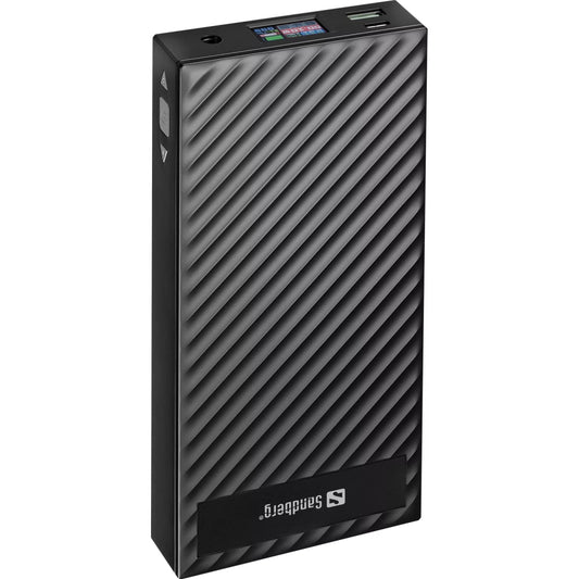 Универсальная батарея Sandberg 30000mAh PD/100W, DC/3-24V/120W, QC/3.0 (420-88)