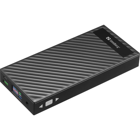 Универсальная батарея Sandberg 30000mAh PD/100W, DC/3-24V/120W, QC/3.0 (420-88)