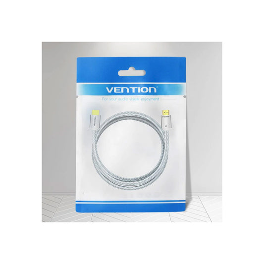 Кабель HDMI to HDMI 1.5m V2.1 8K 60Hz Silver Metal Type Vention (ALCIG)