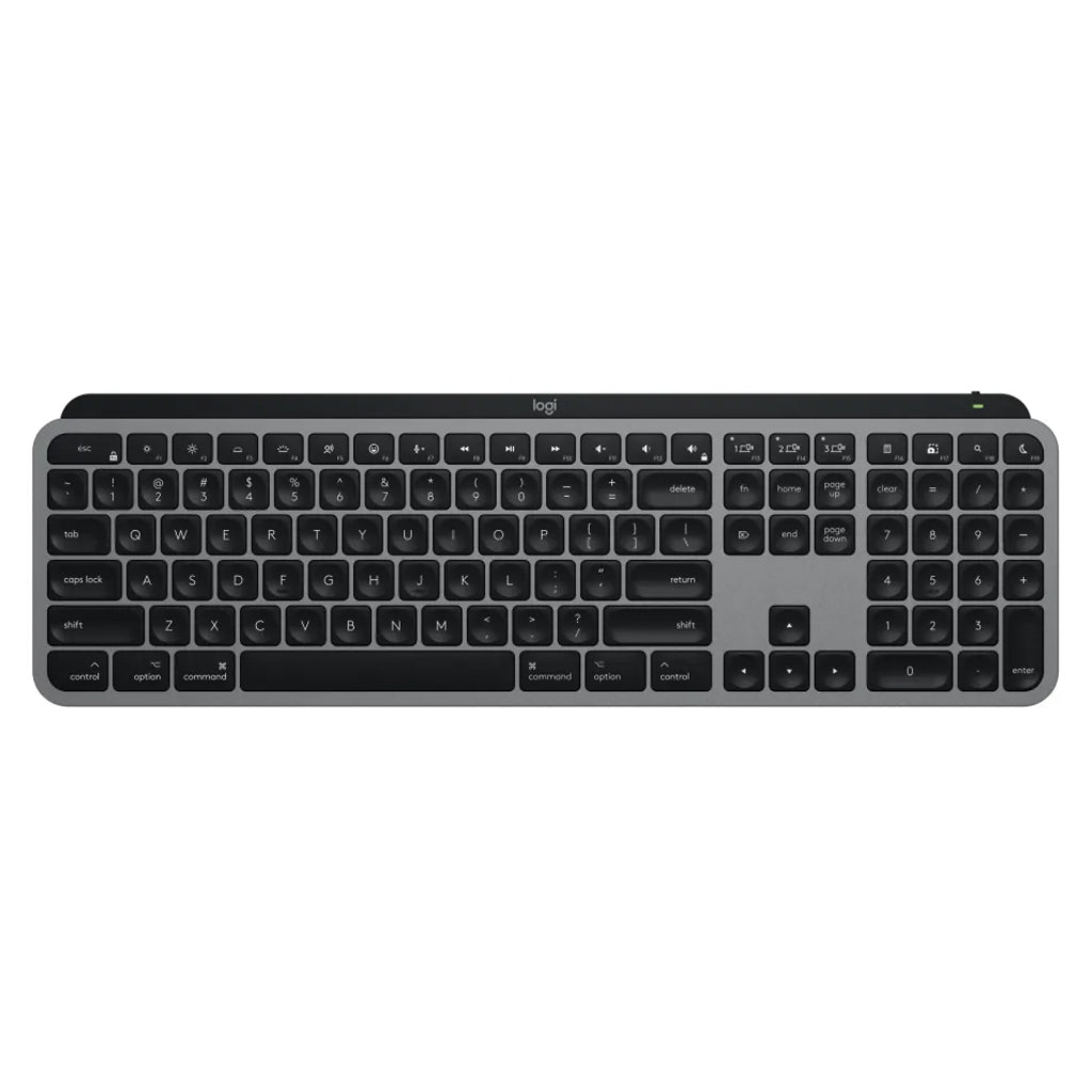 Клавіатура Logitech MX Keys S для Mac Bluetooth UA Space Grey (920-011637)