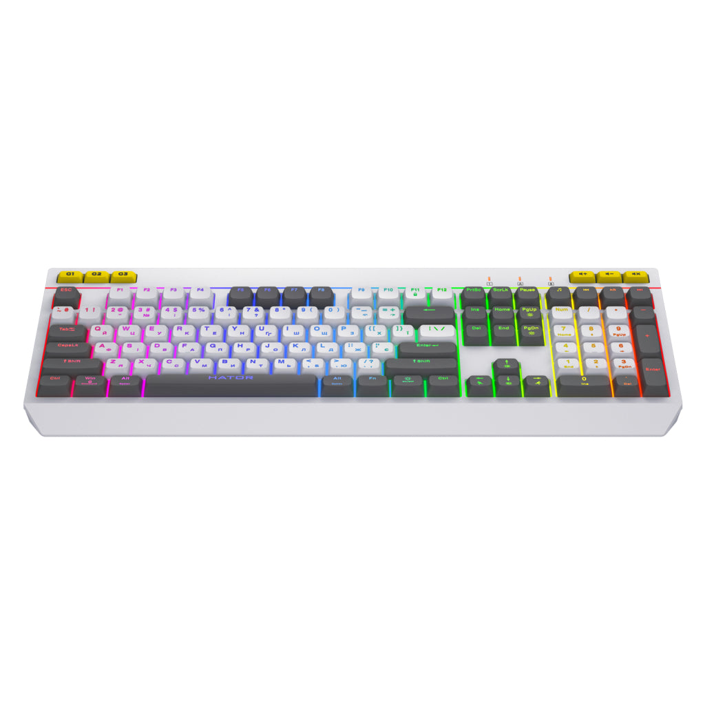 Клавиатура Hator Icefall USB White (HTK405UA)