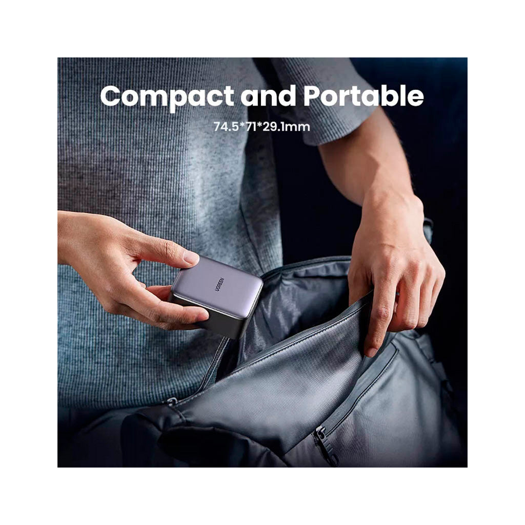 Зарядний пристрій Ugreen 4xUSB 65W (2хUSB-C+2xUSB-A) Gan CD327