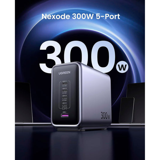 Зарядний пристрій Ugreen 5xUSB 300W Nexode (CD333)
