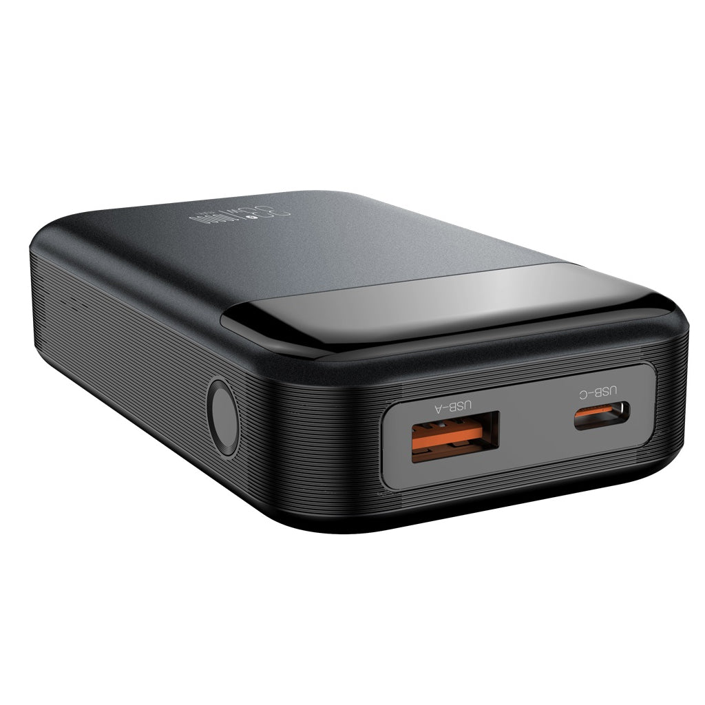 Батарея универсальная XO 10000mAh, PD/30W, QC/22.5W, PPS/33W, черная (PR232_Black)
