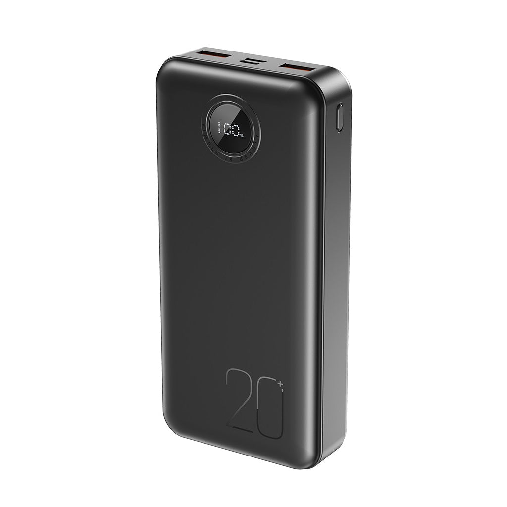 Батарея універсальна XO 20000mAh, PD/20W, QC/22.5W, чорний (PR239_Black)