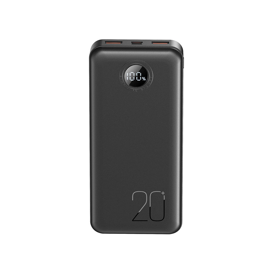 Батарея універсальна XO 20000mAh, PD/20W, QC/22.5W, чорний (PR239_Black)