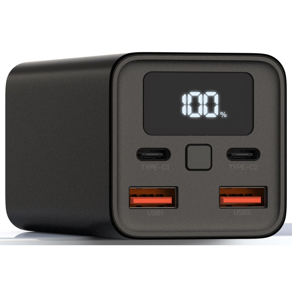 Батарея универсальная XO 20000mAh, PD/65W для ноутбука, QC/22.5W, черный (PB97_Black)