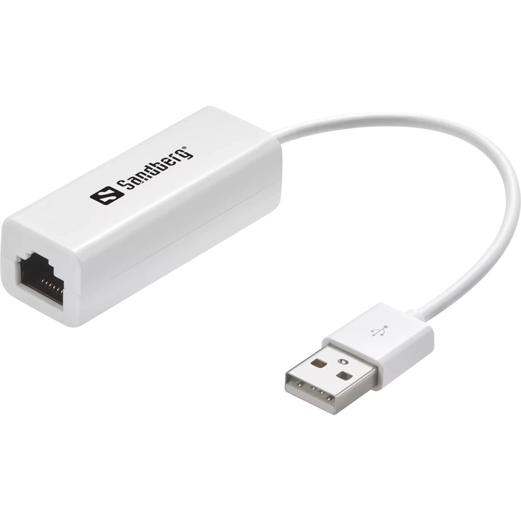 Переходник USB 2.0 Type-A to Ethernet RJ45 100Mb Sandberg (133-78)