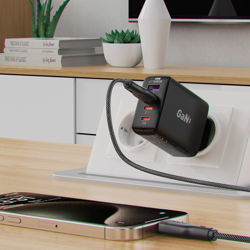 Дата кабель USB 2.0 AM to Type-C 1.2m 3.0A C8-04