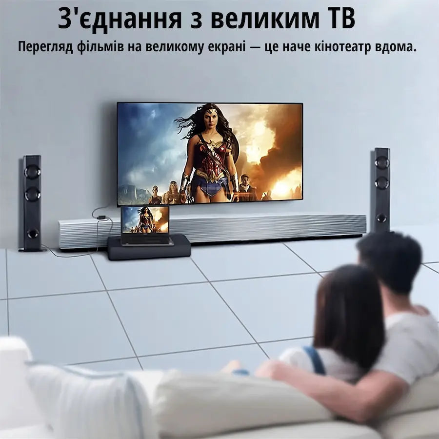 Переходник VGA to HDMI доп. питание и аудио 3.5мм