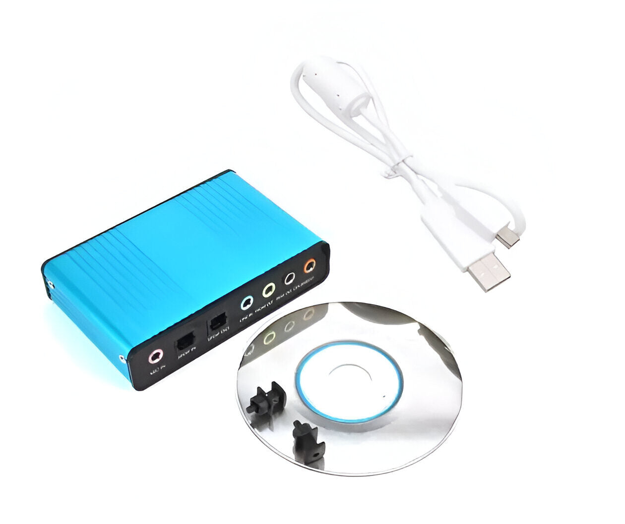 Зовнішня 5.1 USB звукова аудіо карта на 6 каналів SPDIF оптика для ПК ноутбука