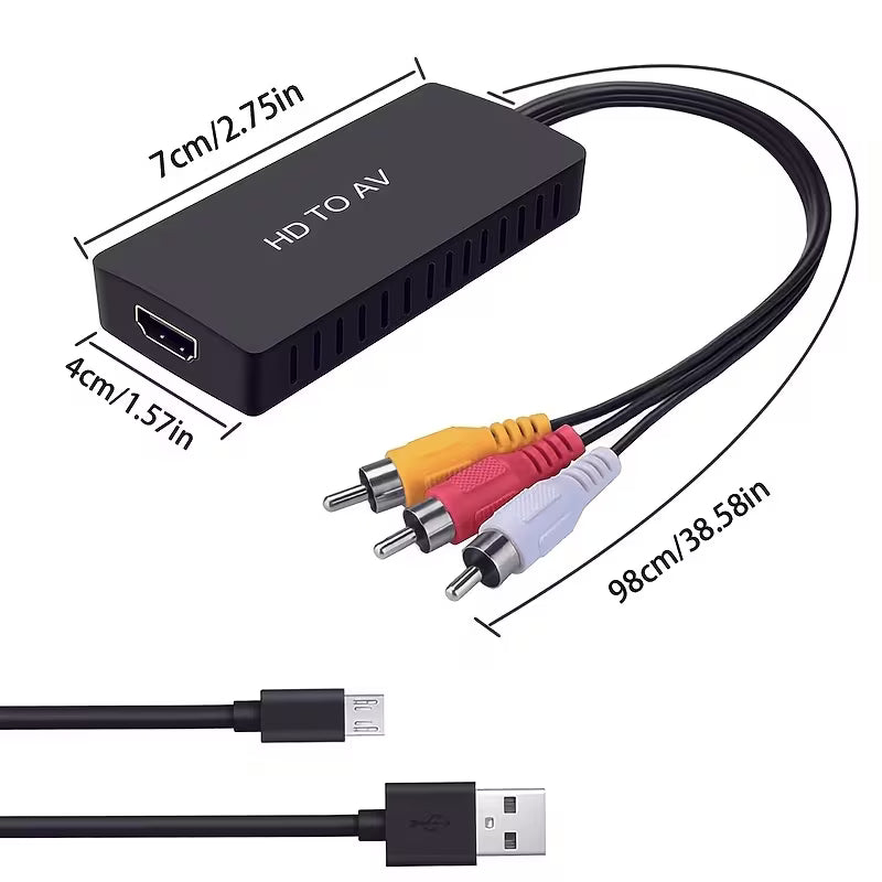 Кабель-конвертер HDMI в RCA 100 см