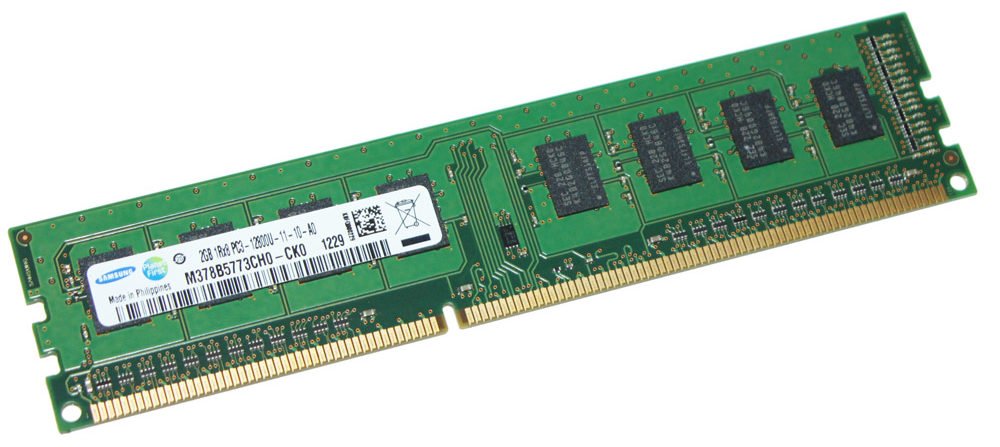 DIMM DDR3 2GB 1600MHz PC-12800 1.5V Samsung M378B5773CH0-CK0