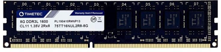 DIMM 8Gb DDR3L-1600 Timetec 75TT16NUL2R8-8G