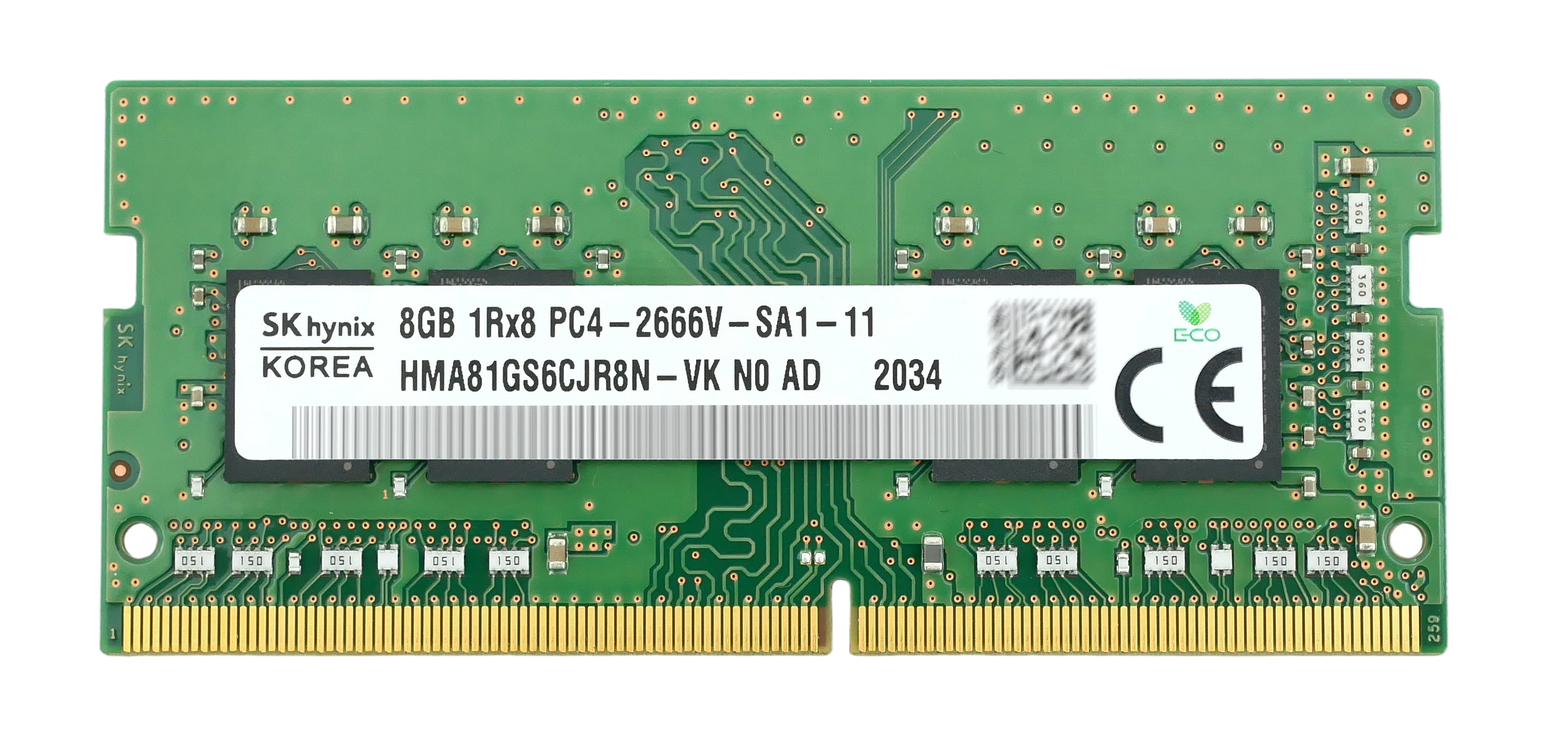 any4382538w478b 様せん用 SODIMM DDR4 2666 8GB для ноутбука SK Hynix (PC4-21300