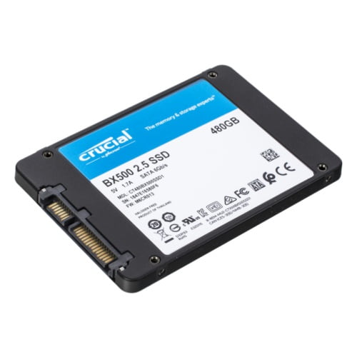 Накопитель SSD 2.5 480GB Crucial CT480BX500SSD1
