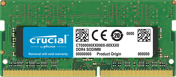 SODIMM DDR4 4Gb 2666 MHz MICRON (CT4G4SFS8266)