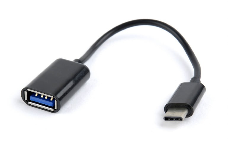 Дата кабеля OTG USB 2.0 AF to Type-C 0.2m Cablexpert (A-OTG-CMAF2-01)