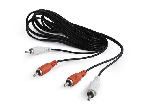 Кабель 2RCA to 2RCA 15.0m Cablexpert (CCA-2R2R-15M)