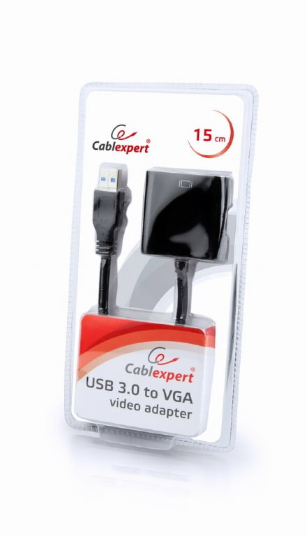 Переходник USB3.0 - VGA Cablexpert (AB-U3M-VGAF-01)