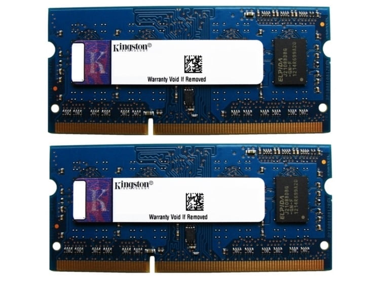 SODIMM 2x4Gb DDR3 1066MHz Kingston KTA-MB1066K2/8G