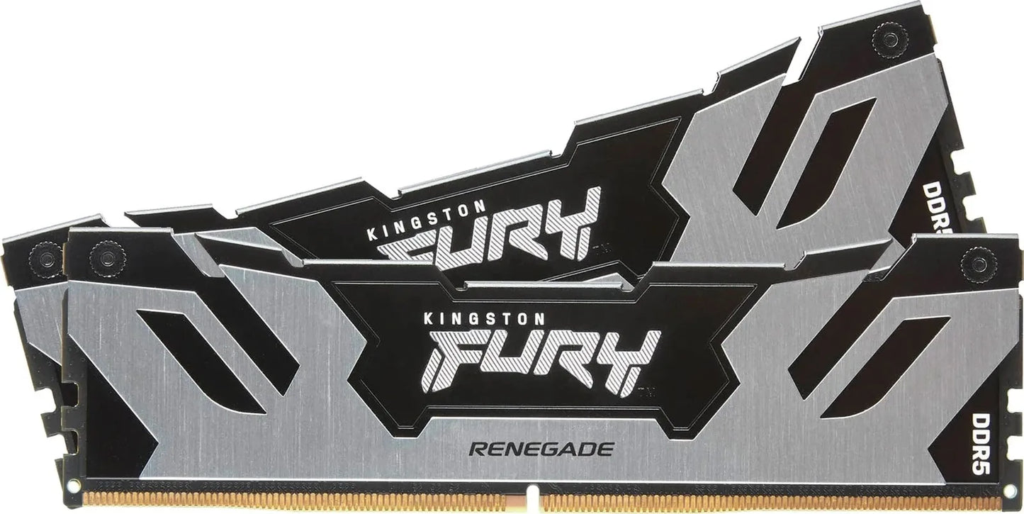 DIMM 64GB (2x32GB) DDR5 6400MHz Kingston FURY Renegade Silver/Black KF564C32RSK2-64