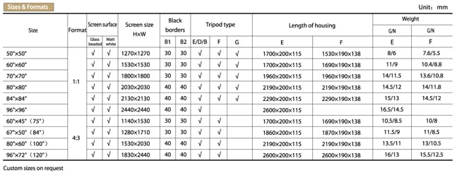 Проекційний екран Redleaf SRM-1103