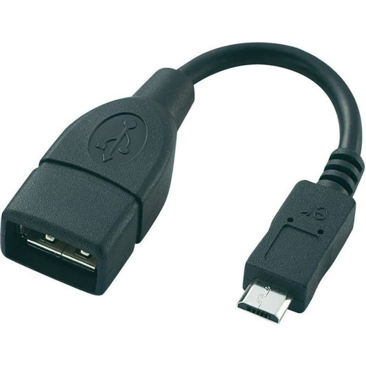 Дата кабелю USB 2.0 AF to Micro 5P OTG 0.2m DIGITUS (AK-300309-002-S)