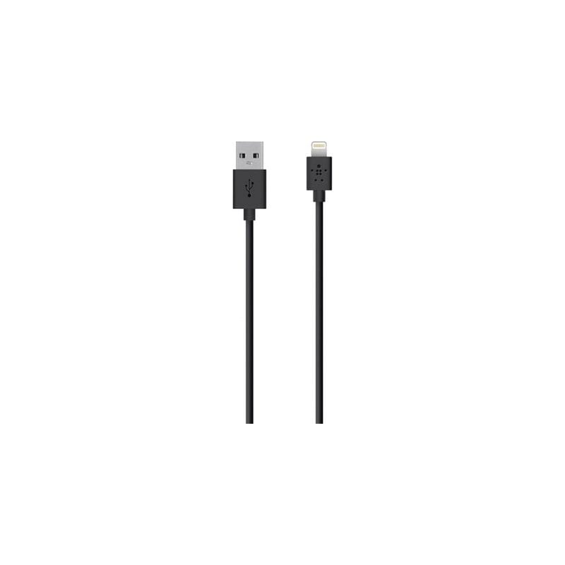 Дата кабель Belkin USB 2.0 Lightning charge/sync cable 2м/Black (F8J023bt2M-BLK)