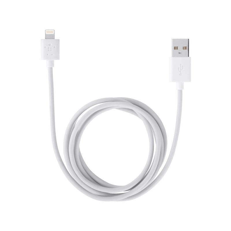 Дата кабель Belkin USB 2.0 Lightning charge/sync cable 3м/White (F8J023bt3M-WHT)