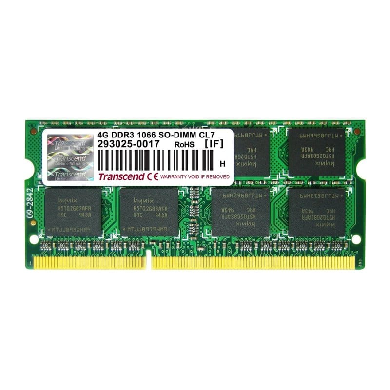 DDR3-SODIMM 4096Mb DDR3 (1066Mhz) pc-8500 Transcend TS4GAP1066S