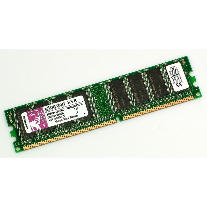 DIMM DDR1 1GB 400MHz PC-3200 Kingston (KVR400X64C3A/1G)
