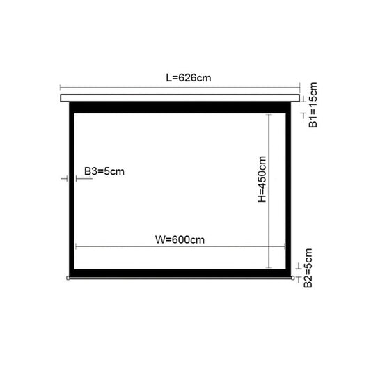 PSAC300D Екран моторизований 600*450