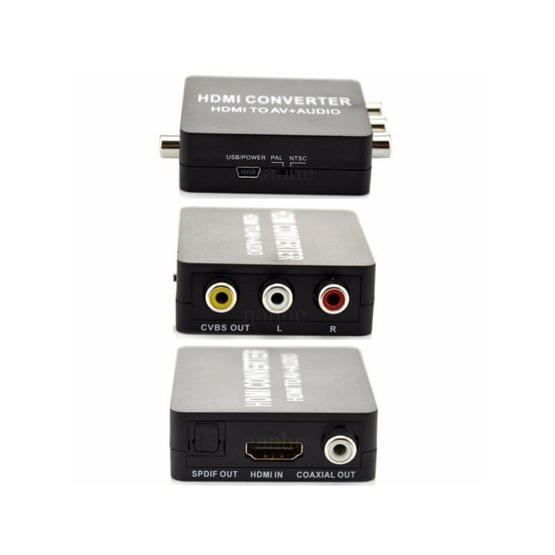 Перехідник HDMI в AV RCA (тюльпан) / audio / spdif + coax / SSRiver