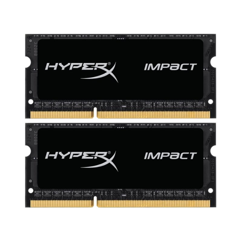 SODIMM DDR3 8GB (2x4GB) 1600 MHz HyperX Impact (HX316LS9IBK2/8)