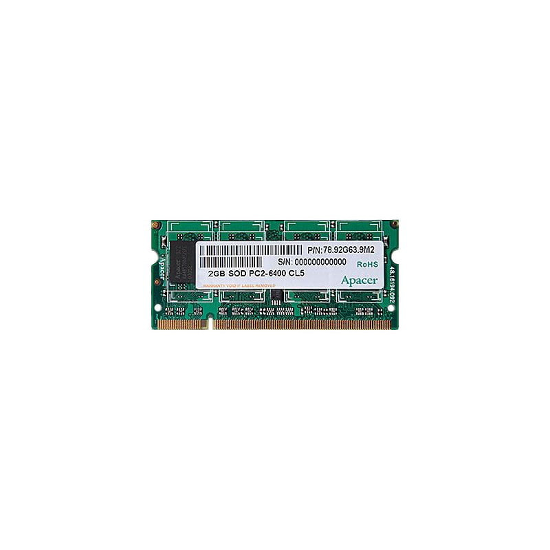 SODIMM DDR2 2GB 800 MHz Apacer (AS02GE800C6NBGC)