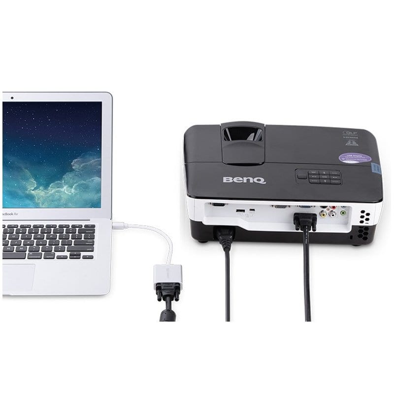 Переходник Mini DisplayPort to VGA для Apple MacBook Air/Pro/iMac/Mac/Surface Pro Ugreen MD107