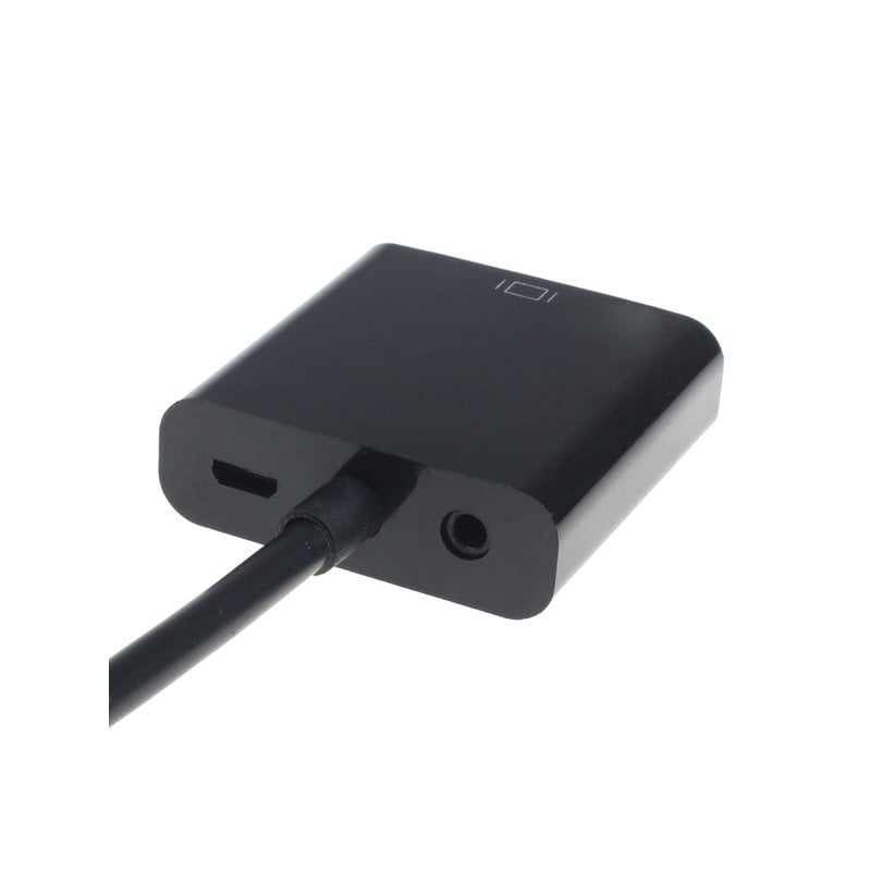 Переходник HDMI to VGA, дополнительное питание и аудио