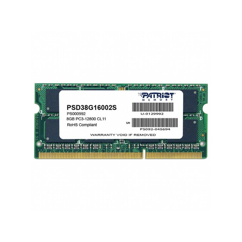 SODIMM 8GB 1600 MHz Patriot (PSD38G16002S)