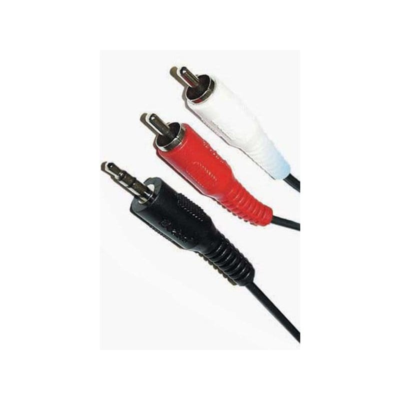 Кабель Jack 3.5mm тато/2RCA тато/ 7.5m Atcom (10710)