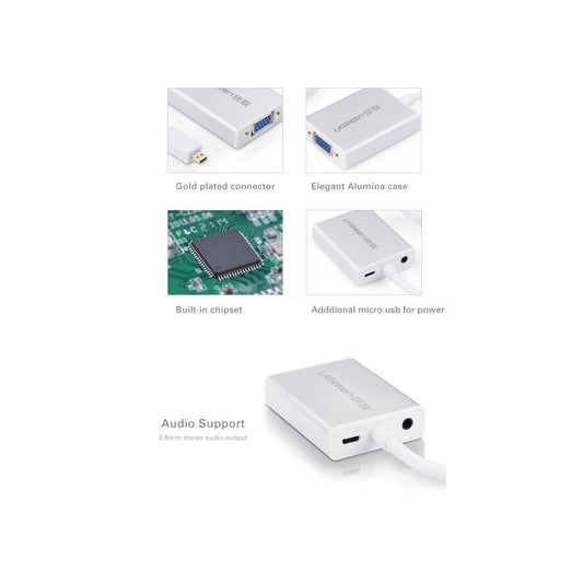 Переходник Mini-HDMI to VGA Ugreen