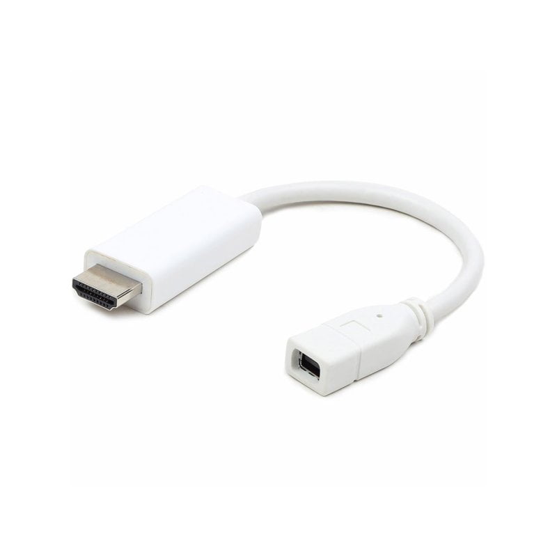Перехідник mini DisplayPort to HDMI Cablexpert (A-mDPF-HDMIM-001-W)