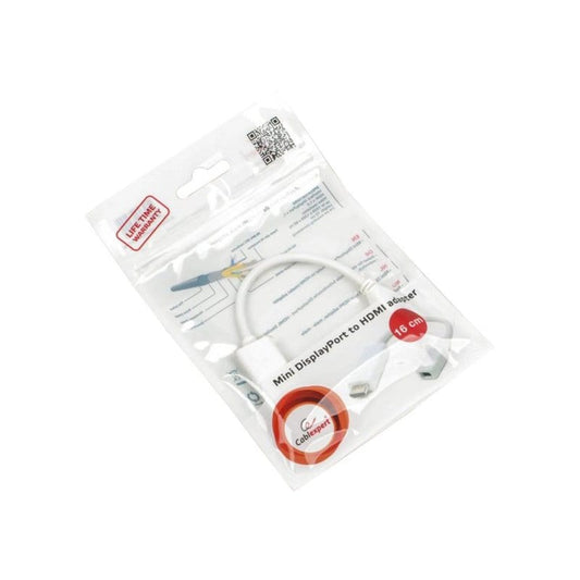 Переходник mini DisplayPort to HDMI Cablexpert (A-mDPF-HDMIM-001-W)