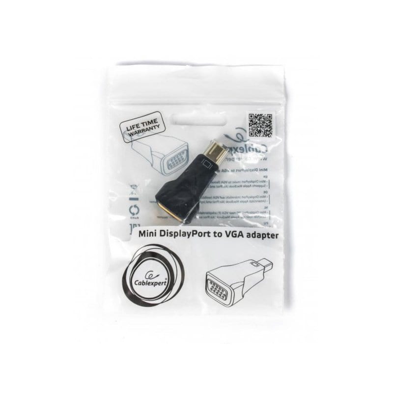Переходник mini DisplayPort to VGA Cablexpert (A-mDPM-VGAF-01)